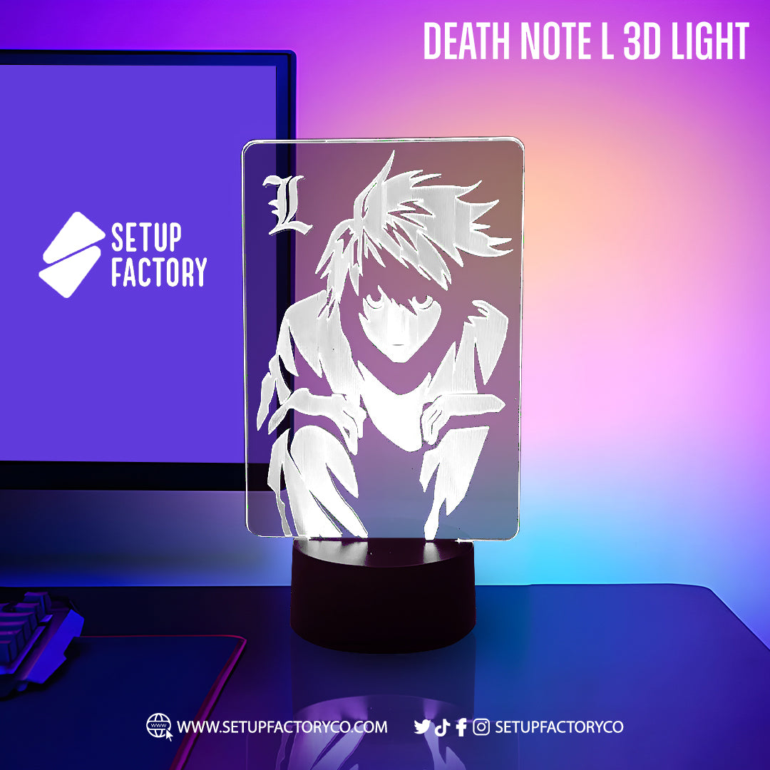اضاءة مذكرة الموت - Death Note L